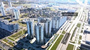 Минск с высоты. Лебяжий