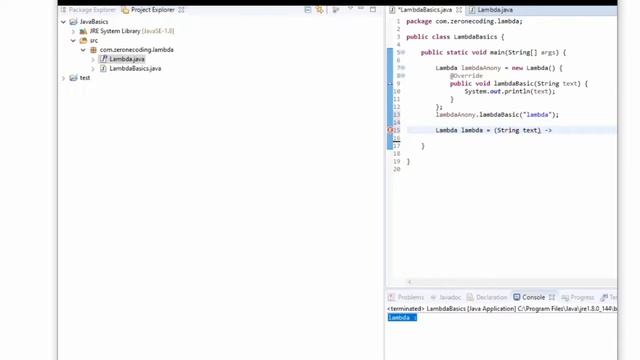 Java Lambda Tutorial- Part 1 смотреть онлайн