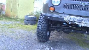 ХАЙ-ДЖЕК в УАЗ HUNTER и нестандартные колеса