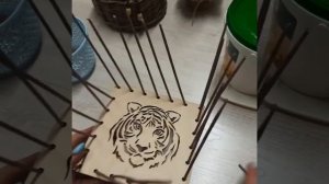 Плетение из бумажной лозы. Мастер-класс крышка с бортиком на заготовке из фанеры