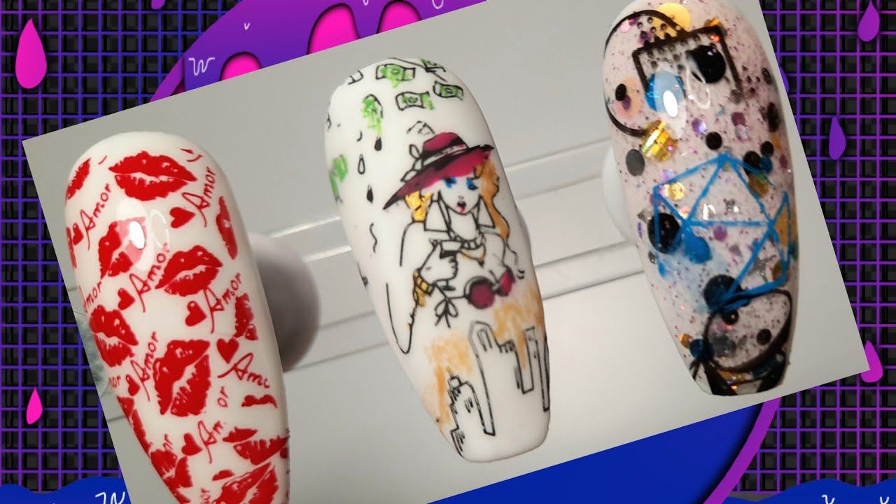 *367*ЛЮБИТЕ СТЕМПИНГ?/ТРИ ДИЗАЙНА.Stamping.Three Designs.