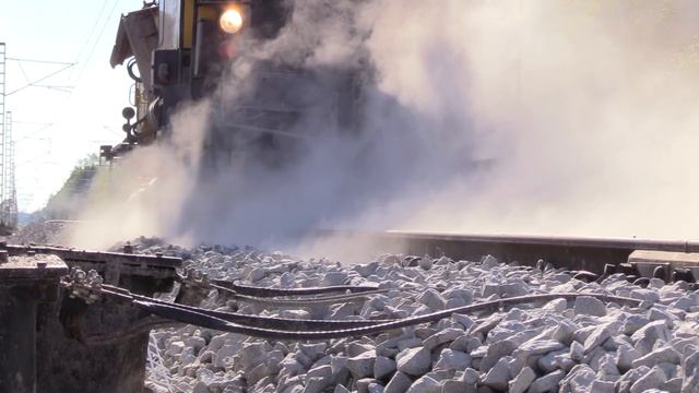 Капитальный ремонт ж.д. часть 5/8 - Планировщик балласта / Track repair 5/8 - Ballast distributing смотреть онлайн