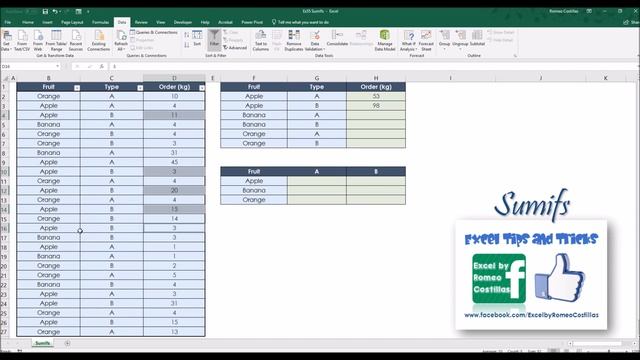 Excel How to Use Sumifs Function смотреть онлайн