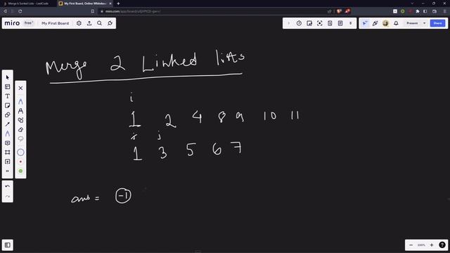 23. Merge k Sorted Lists - JAVA (Heap / Merge 2 sorted lists - Detailed explanation) смотреть онлайн