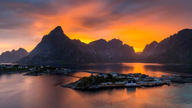 Wallpaper Engine | Sunset in Norway - 4K TimeLapse смотреть онлайн