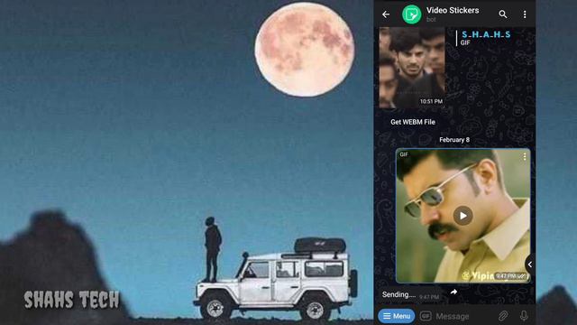 How to create telegram video sticker | how to make telegram animation stickers in Malayalam смотреть онлайн