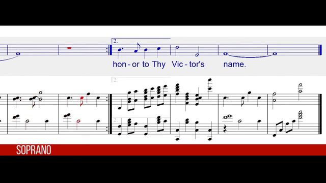 Thanks for the Victory by Mac Lynch | SATB Guide | Soprano смотреть онлайн