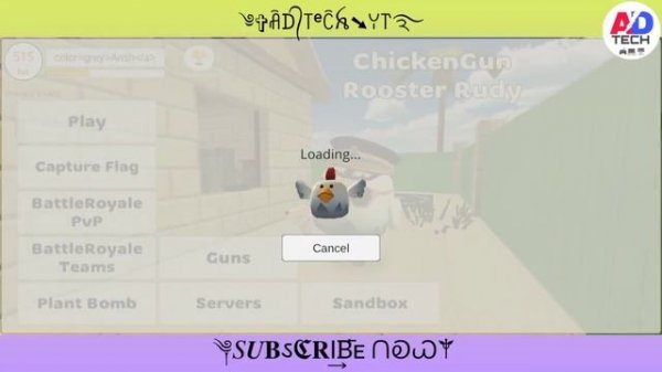 AD TECH-NEW COLOR CODES OF CHICKEN GUN GAME!||COLOR CODES||