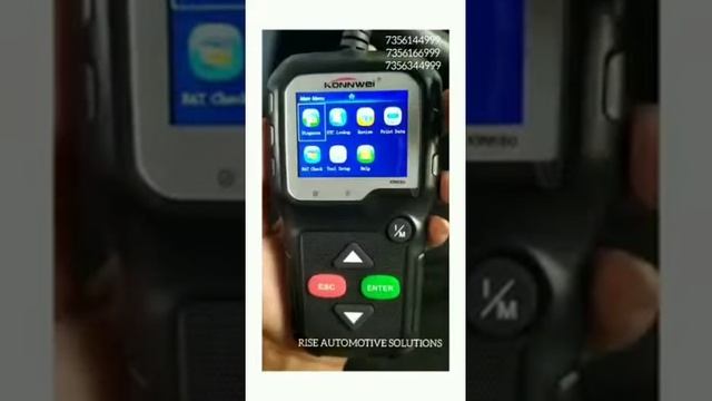 Konnwei kw 650 Indian version car scanner code reader смотреть онлайн