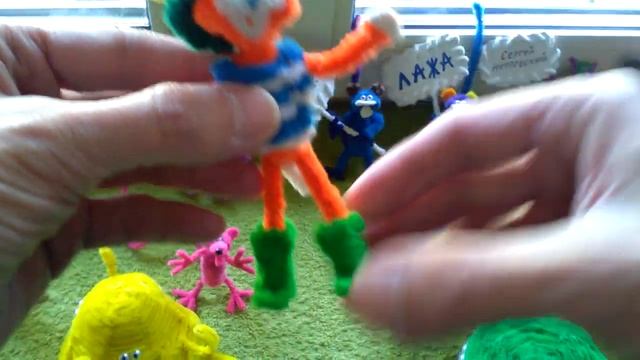 Игрушки из синельной проволоки. Единственный и неповторимый мастер-класс. смотреть онлайн