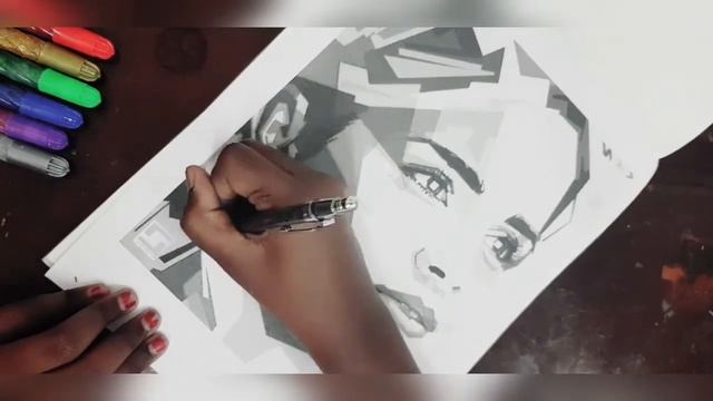 How to Trace Pictures Without Any Tracing Paper I Art Codes I Aishwarya Art And Crafts смотреть онлайн