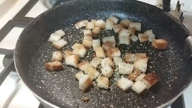 Салат "Цезарь" с креветками ! 🤩 Пикантный и лёгкий салат смотреть онлайн