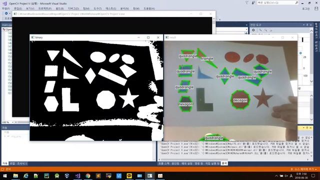 OpenCV 사용해서 실시간으로 도형 검출하기(shape detection) смотреть онлайн