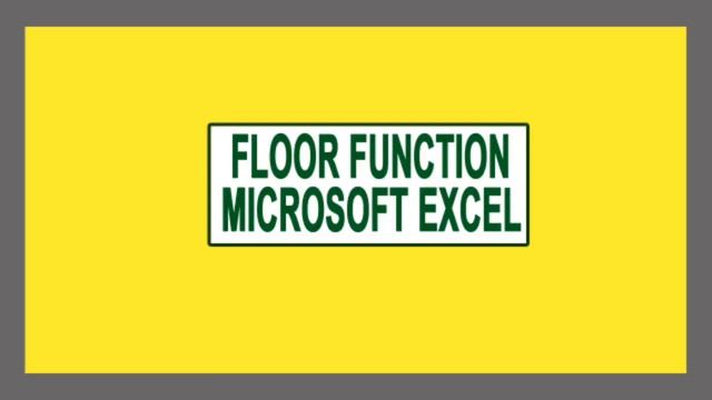 Working with Ceiling and Floor Functions in MS Excel |round numbers using ceiling & floor functions смотреть онлайн