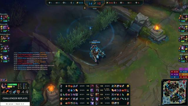 Rumble Mid vs Zed - NA Challenger Patch 14.5 смотреть онлайн