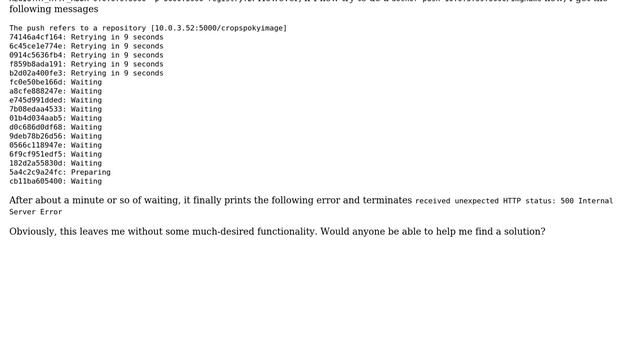Bind-mounting location on Docker registry results in timeouts смотреть онлайн
