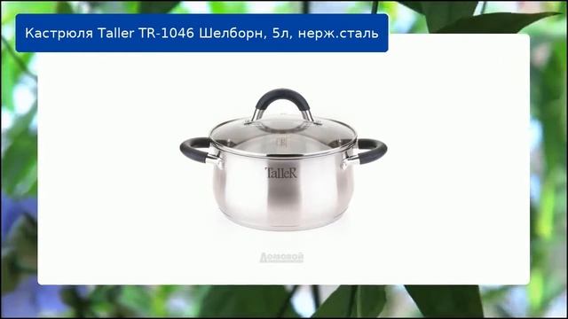 Кастрюля Taller TR-1046 Шелборн, 5л, нерж.сталь смотреть онлайн