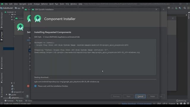 Android Studio Hello World смотреть онлайн