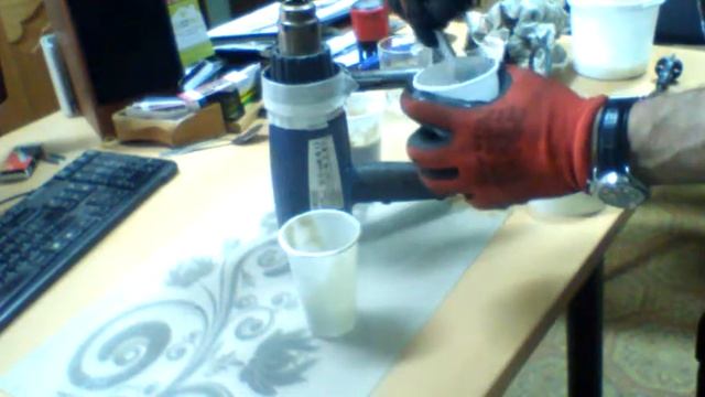 Заливка полиуретана . Делаем крепеж для фена смотреть онлайн