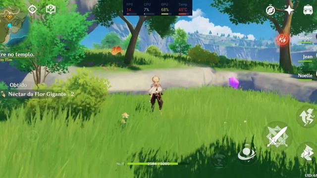 Genshin Impact Mobile gameplay + FPS/TEMP - SAMSUNG GALAXY NOTE 10 LITE PT-BR смотреть онлайн