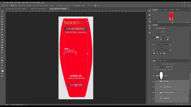 How to make a shampoo bottle Mockup | Photoshop Mockup Tutorial смотреть онлайн