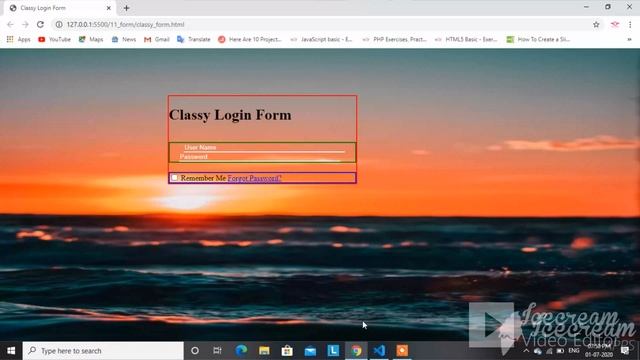 Classy Login Form | HTML | CSS | BOOTSTRAP | смотреть онлайн