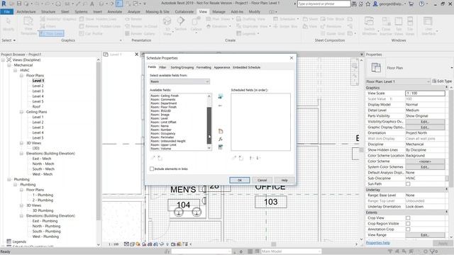 Autodesk Revit MEP 2019 Step by step creating HVAC designs смотреть онлайн