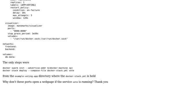 DevOps & SysAdmins: docker stack wont connect to any container смотреть онлайн
