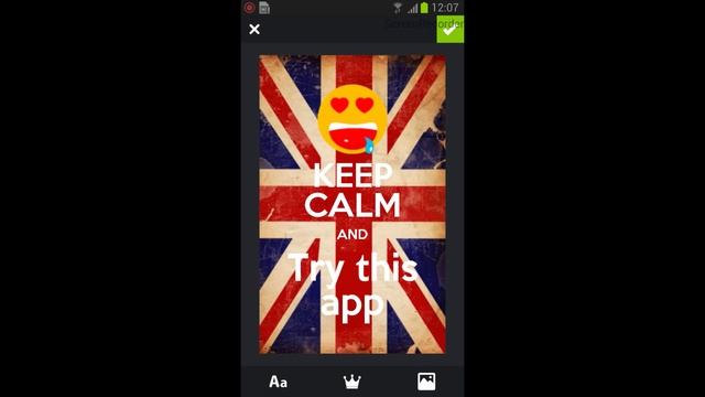 Keep Calm Generator (Android) смотреть онлайн
