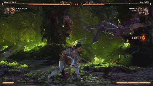 Mortal Kombat 1 Ashra can't handle the heat 🔥🔥🔥 (🦂 Scorpion Gameplay) смотреть онлайн