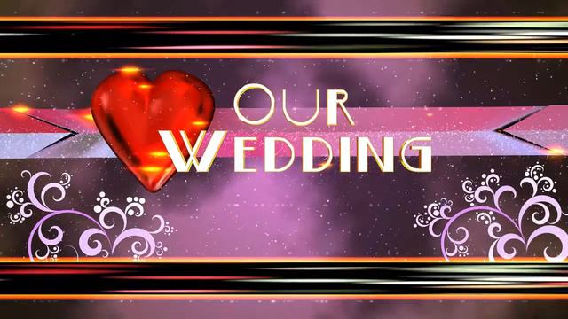 4K Wedding Template Intro Purple Sky Bars AA VFX Background Animation смотреть онлайн