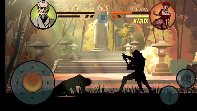СЭНСЕЙ ПРОТИВ ИСКРЫ Shadow Fight 2🔥 смотреть онлайн