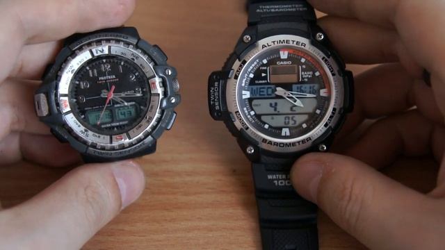 Раритетные наручные часы Casio Pro Trek PRT-70 смотреть онлайн