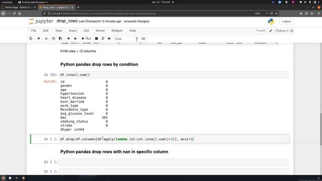 How to drop rows in Python Pandas | Python Pandas Drop Rows Example смотреть онлайн