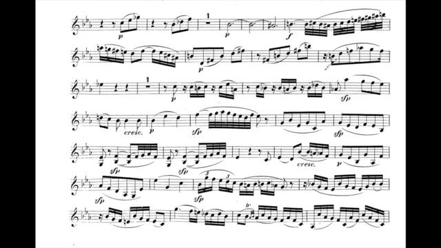 Mozart, Sonata para violín y piano en Si b M, K.454 - Acompañamiento