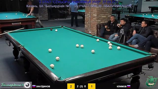 Зиатдинов М. (Ижевск) - Климов Ю. (Димитровград). 2-й этап "Сеньоры Поволжья 2022" смотреть онлайн