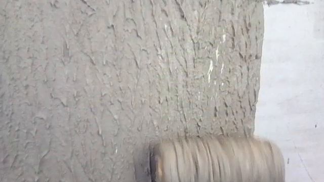 Декоративная штукатурка фактурным валиком. смотреть онлайн