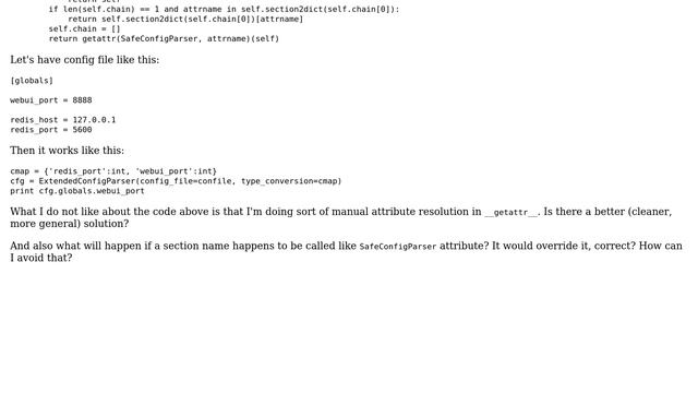 Risks related to overriding attribute access смотреть онлайн