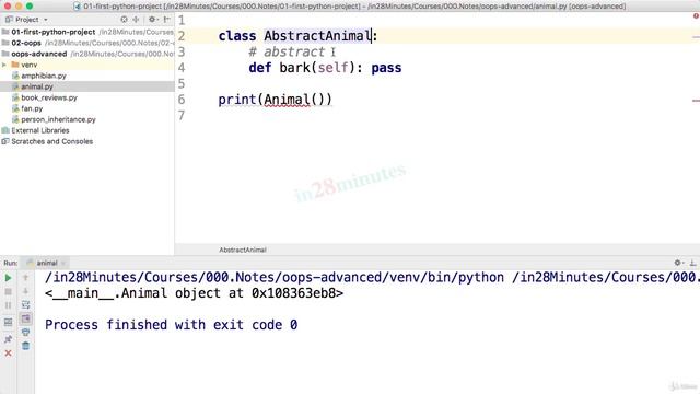 (Learn Programming With Python) 114-Step 07-Creating and Using an Abstract Class смотреть онлайн