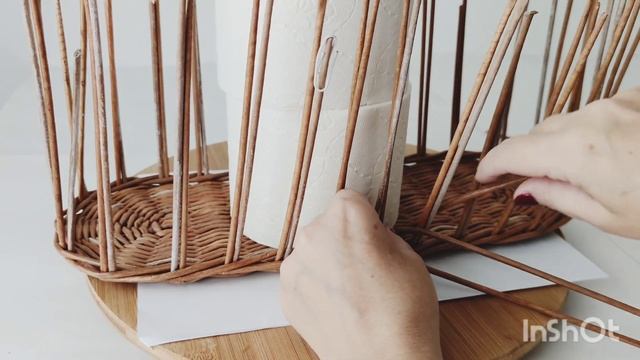 Плетение веревочкой из трех трубочек. Эффект косички.#tutorial #handmade #diy