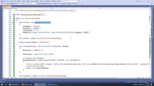 026 - RabbitMQ - Stream - DOTNET Introduction смотреть онлайн