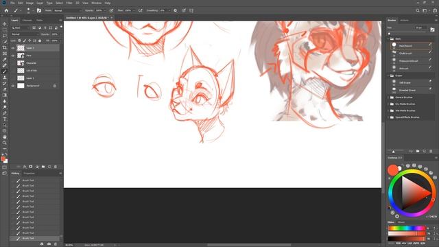 Furry Art 101 - How to draw the anthro head (Redone) смотреть онлайн