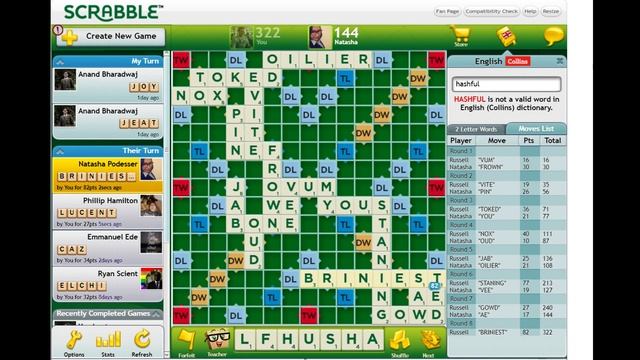 Playing Scrabble Online #240 смотреть онлайн