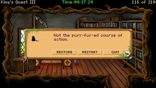 Let's Play King's Quest III Redux: To Heir is Human (AGDI Remake), Part 23 (Bonus - All the Deaths) смотреть онлайн