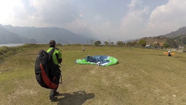 Как поднять параплан из 