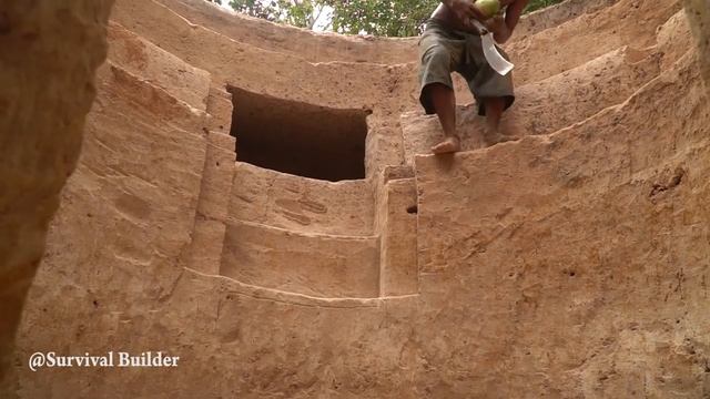 Build Secret Temple House Underground And Swimming Pools Underground смотреть онлайн
