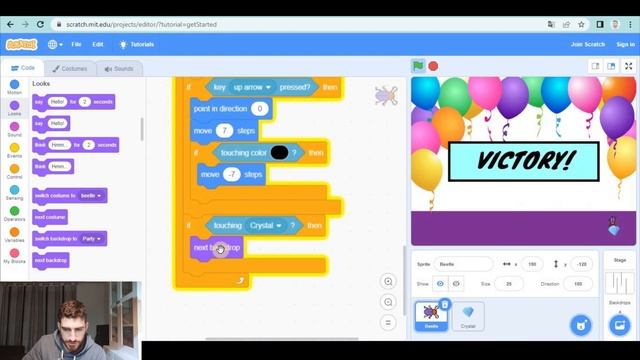 How to make a MAZE GAME with LEVELS | Labyrinth | Easy - Scratch 3.0 Tutorial смотреть онлайн