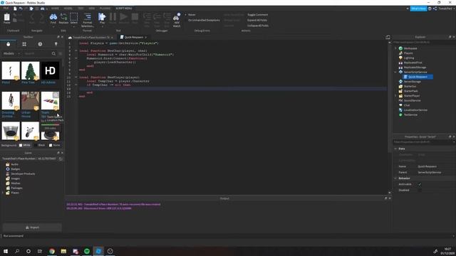 QUICK RESPAWN script | Roblox Scripting Tutorial смотреть онлайн