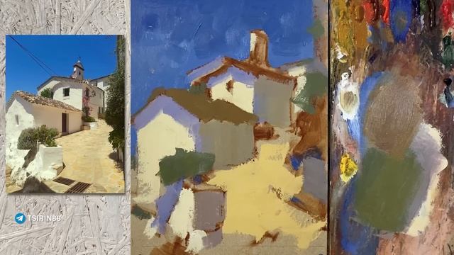 Пейзаж маслом, мастер-класс (English subtitles) смотреть онлайн