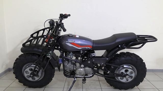 Полноприводный мотоцикл Скаут-5. Краткий обзор, особенности конструкции. смотреть онлайн